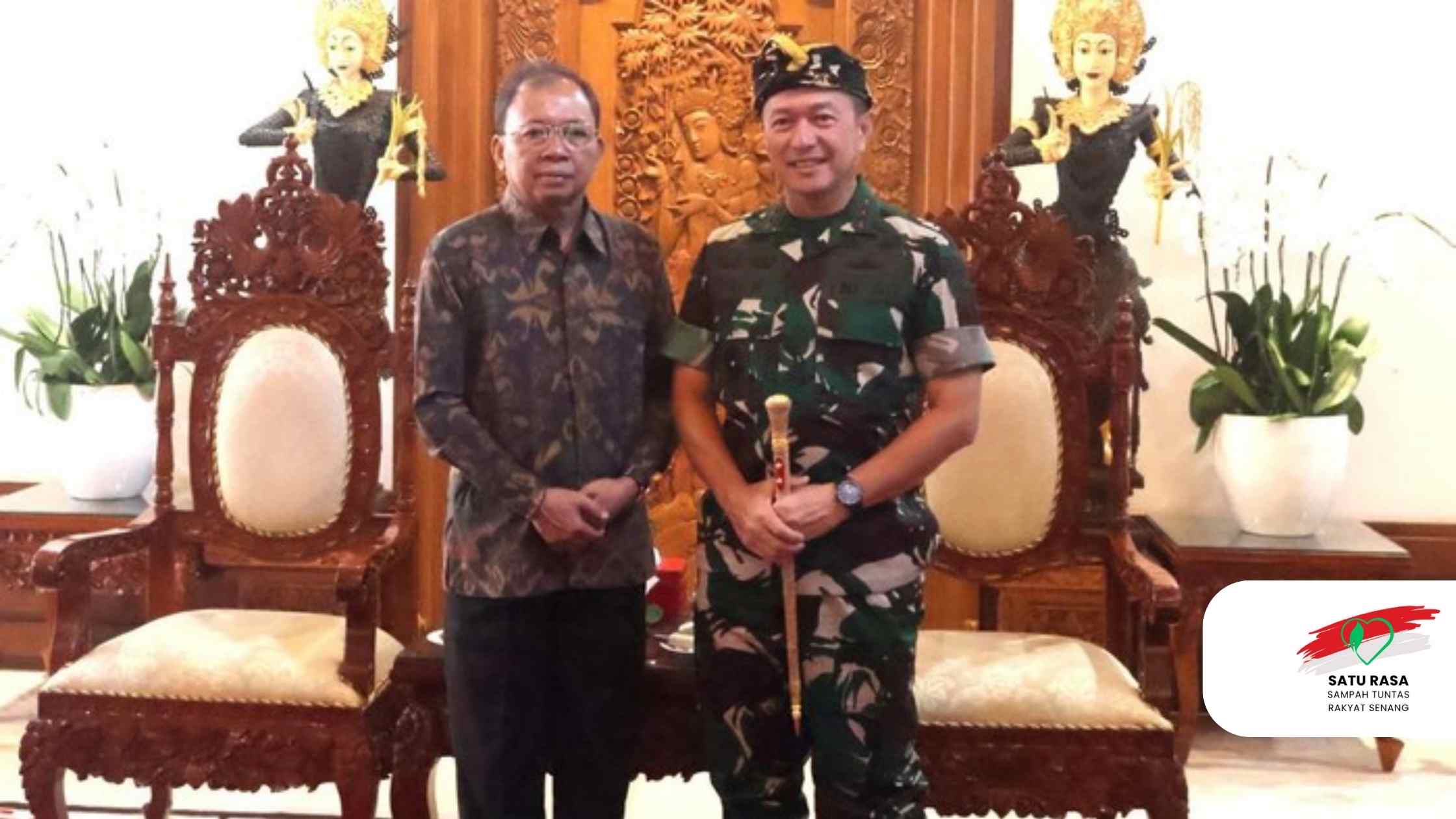 Satu Rasa Siap Mendukung Pangdam Udayana dalam Pembentukan Satgas Sampah Bali